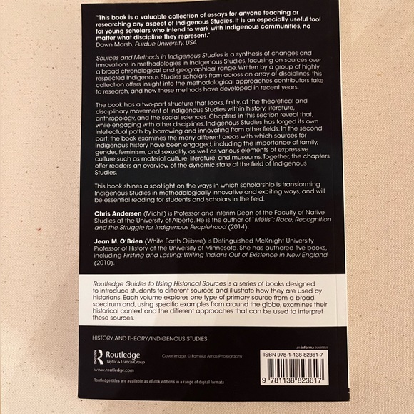 Sources and Methods in Indigenous History Book - Picture 2 of 2